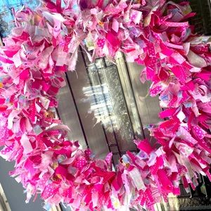 Handmade Rag Wreath